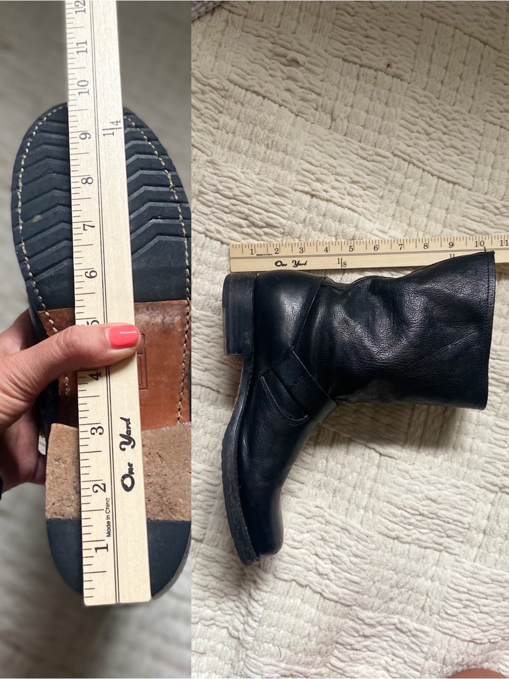 Frye Vintage Veronica Moto Engineer Harness Boots 8.5 Black - Picture 16 of 16